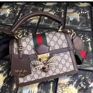 First Copy Handbag Gucci Print Butter Fly