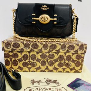 First Copy Handbag Coach Brie Black