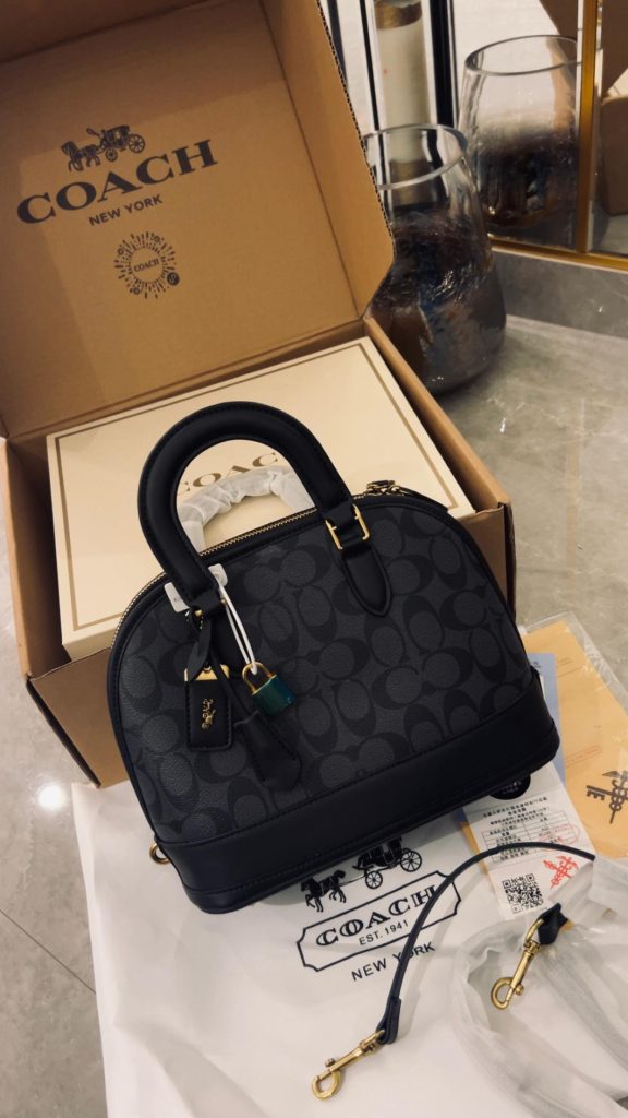 First Copy Handbag Coach Revel Black - First Copy Mart