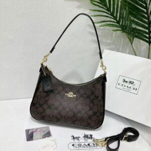 First Copy Handbag Coach Teri Hobo Coffee