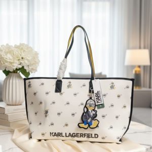 First Copy Handbag Karl Lagerfeld x Disney Large Size Leather Tote Bag