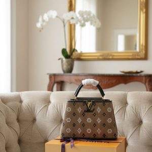 First Copy Bag Louis Vuitton Double side Swarovski Studded Capucines