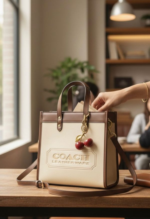 First Copy Handbag COACH FIELD Tote WITH COACH BRANDED BOX 3 - First ...